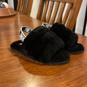 Ugg Australia T Fluff Yeah Slides Sandals Shoes new Toddlers Girls Size 11